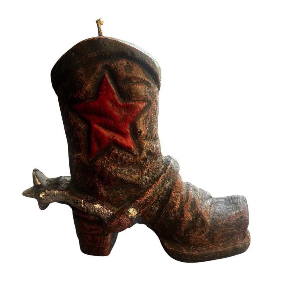 Cowboy Boot Candle from the 80's TRUE VINTAGE